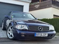 Gebraucht Mercedes SL320 Edition 224 PS (164 kW) 2000 Blau Cabrio
