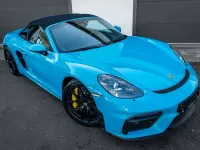 Gebraucht Porsche 718 Spyder 420 PS (308 kW) 2020 Blau Cabrio