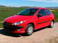 Gebraucht Peugeot 206 75 PS (55 kW) 2008 Rot Kleinwagen