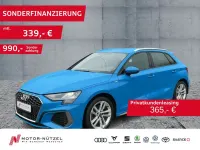Używany Audi A3 S-Line 150 KM (110 kW) 2023 Niebieski Sedan/Limuzyna