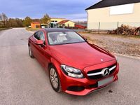 gebraucht Mercedes C220 d 4MATIC Coupe in Rot