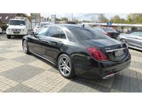 gebraucht Mercedes S450 4Matic L AMG Chauffeur Leder beige Vollaus