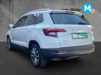 Gebraucht Skoda Karoq 150 PS (110 kW) 2022 Moonweiss metallic (metallic) SUV