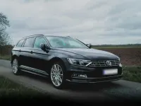Usata VW Passat R-line 150 CV (110 kW) 2018 Nero Station wagon