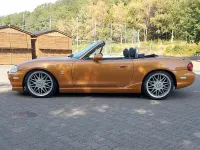 Gebraucht Mazda MX5 110 PS (80 kW) 1998 Gold Cabrio