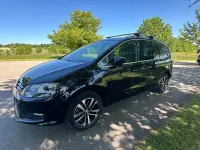 Gebraucht VW Sharan United 150 PS (110 kW) 2020 Schwarz Van / Kleinbus