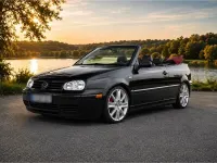 Gebraucht VW Golf Cabriolet Conceptline 101 PS (74 kW) 1997 Schwarz Cabrio