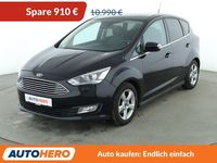 Gebraucht Ford C-MAX Titanium 125 PS (91 kW) 2018 Schwarz Van / Kleinbus
