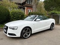 Usata Audi A5 Cabriolet S-Line 177 CV (130 kW) 2014 Bianco Cabrio