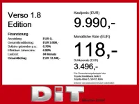 Gebraucht Toyota Verso Edition 147 PS (108 kW) 2010 Platinsilber metallic Van / Kleinbus