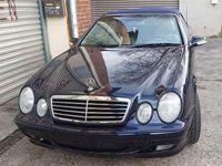 Gebraucht Mercedes CLK200 Elegance 163 PS (119 kW) 2000 Blau Cabrio