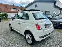 Usata Fiat 500 Lounge 101 CV (74 kW) 2009 Bianco Cabrio