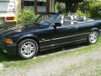 Gebraucht BMW 320 Cabriolet Sport Line 150 PS (110 kW) 1995 Schwarz Cabrio