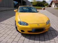 Gebraucht Mazda MX5 110 PS (80 kW) 2002 Gelb Cabrio