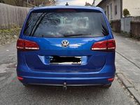Gebraucht VW Sharan 150 PS (110 kW) 2019 Blau Van / Kleinbus