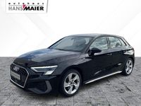 Gebraucht Audi A3 S-Line 190 PS (139 kW) 2022 Mythosschwarz metallic Limousine