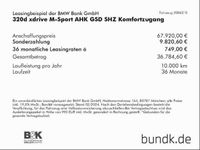 gebraucht BMW 320 320 d xdrive M-Sport AHK GSD SHZ Komfortzugang Sportpaket Bluetooth Navi LED Klim