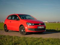 Gebraucht VW Polo Trendline 75 PS (55 kW) 2011 Rot Kleinwagen