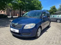 Gebraucht Skoda Roomster Plus Edition 69 PS (50 kW) 2009 Modra pacific/pacific blau Van / Kleinbus