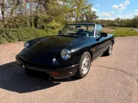 Gebraucht Alfa Romeo Spider 120 PS (88 kW) 1992 Schwarz Cabrio