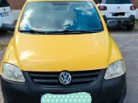 Gebraucht VW Fox 54 PS (39 kW) 2008 Gelb Kleinwagen