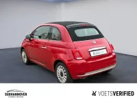 Usata Fiat 500C Lounge 69 CV (50 kW) 2017 Rosso Cabrio