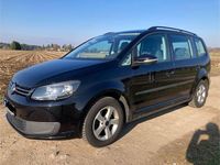 Gebraucht VW Touran Trendline 140 PS (102 kW) 2011 Schwarz Van / Kleinbus