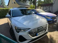 Gebraucht Audi e-tron S-Line 242 kW (330 PS) 2020 Weiß SUV