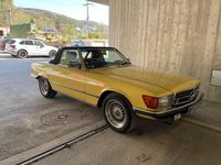 Gebraucht Mercedes SL500 231 PS (169 kW) 1982 Gelb Cabrio
