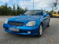 Gebraucht Mercedes SLK200 163 PS (119 kW) 2001 Blau Cabrio