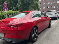 Gebraucht Mercedes CLA180 119 PS (87 kW) 2019 Rot Coupé