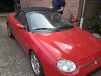 Käytetty MG F 120 HP (88 kW) 2000 Punainen Avoauto
