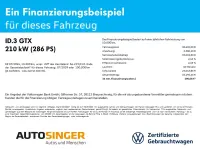 Gebraucht VW ID.3 GTX 210 kW (286 PS) 2024 Grenadillschwarz metallic Kleinwagen