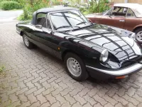 Gebraucht Alfa Romeo Spider 104 PS (76 kW) 1990 Schwarz Cabrio