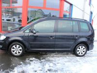 Gebraucht VW Touran Conceptline 105 PS (77 kW) 2007 Schwarz Van / Kleinbus