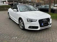 Usata Audi A5 Cabriolet S-Line 245 CV (180 kW) 2014 Bianco Cabrio