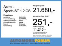 Gebraucht Opel Astra 131 PS (96 kW) 2025 Grau/typ aussenverkleidung met Kombi