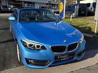 Gebraucht BMW 218 Advantage 136 PS (100 kW) 2018 Blau Cabrio