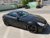 Second-hand Mercedes SLK200 163 CP (119 kW) 2006 Negru Cabrio