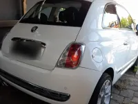 Gebraucht Fiat 500 Lounge 101 PS (74 kW) 2008 Weiß Kleinwagen