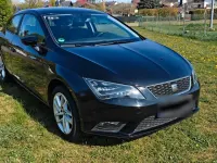 Gebraucht Seat Leon Style 110 PS (80 kW) 2014 Schwarz Coupé
