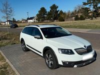 Gebraucht Skoda Octavia Scout 179 PS (131 kW) 2014 Weiß Kombi