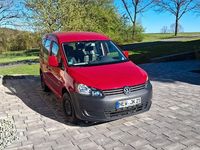 Second-hand VW Caddy 86 CP (63 kW) 2013 Roșu Monovolum