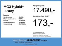 Gebraucht MG MG3 Luxury 102 PS (75 kW) 2024 Brixton blue Kleinwagen