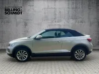 Gebraucht VW T-Roc Cabriolet Style 110 PS (80 kW) 2023 Ivory silver (metallic) Cabrio