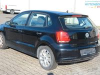 Gebraucht VW Polo Trendline 60 PS (44 kW) 2012 Schwarz Kleinwagen