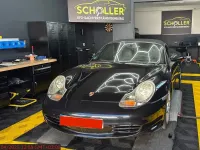 Gebraucht Porsche Boxster 228 PS (167 kW) 2003 Schwarz Cabrio