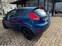 Gebraucht Ford Fiesta Titanium 82 PS (60 kW) 2009 Blau Kleinwagen