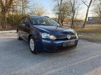 Gebraucht VW Golf VI Trendline 105 PS (77 kW) 2010 Blau Kleinwagen