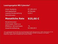 Uusi MG Cyberster 375 kW (510 HP) 2025 Harmaa Avoauto